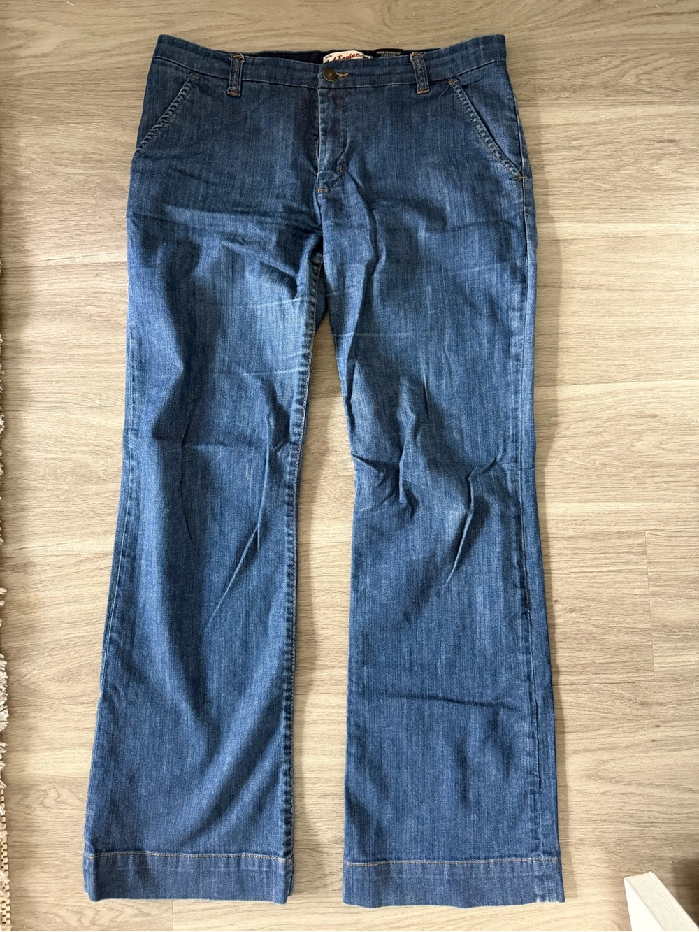 Red Engine Vintage Women's Dark Blue Boot Cut Jeans, Size 30